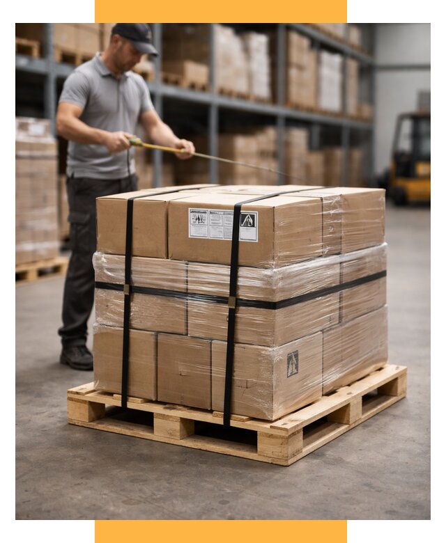 Упаковка и паллетирование грузов от 3558 р. | СетСервис-Члы