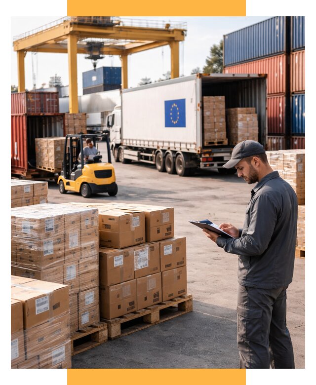 Доставка грузов из Европы от 12200 р., логистика СетСервис-Члы