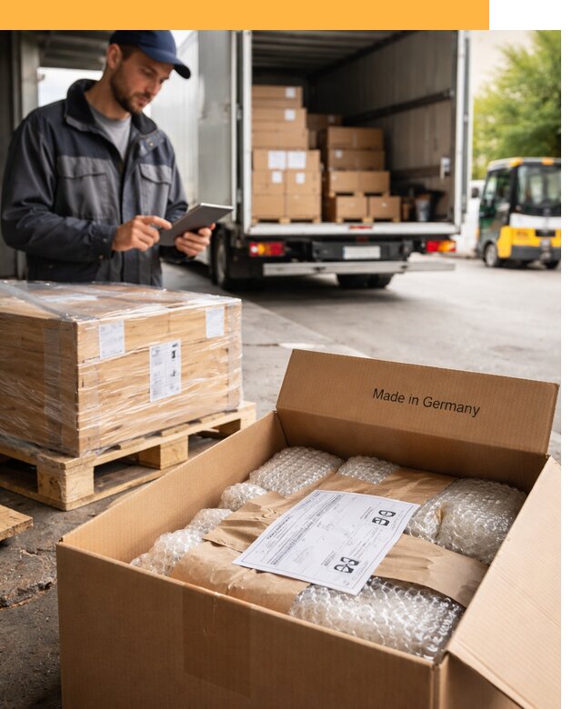 Доставка грузов из Германии от 45752 руб с таможенным оформлением