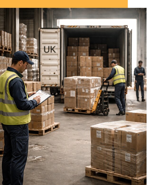 Доставка грузов из Великобритании с таможенным оформлением от 12709