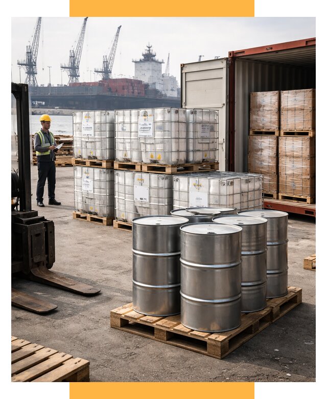 Доставка химического сырья из Индии от 254175 р. | СетСервис-Члы