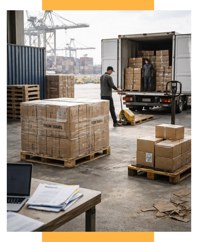 Доставка грузов из Израиля от 15251 р., логистика от СетСервис-Члы