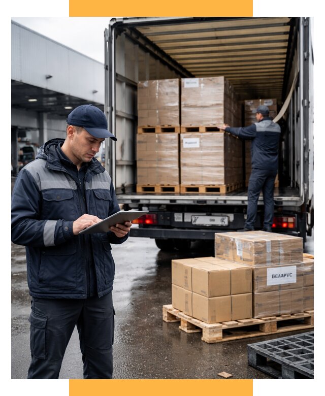 Доставка грузов из Беларуси от 15251 р. логистика СетСервис-Члы