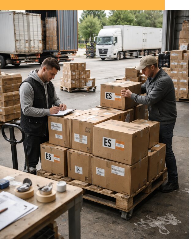 Доставка грузов в Испанию автотранспортом от 35585 руб