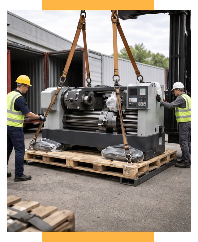 Перевозка станков и таможня от 61002 р. | СетСервис-Члы логистика