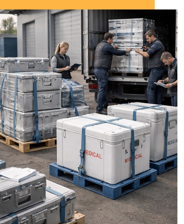 Перевозка медицинского оборудования по всему миру от 15251 руб