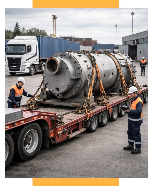 Перевозка тяжеловесных грузов под ключ от 152505 р. | СетСервис-Члы