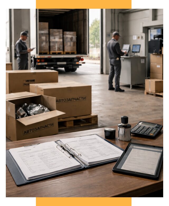 Таможенное оформление автозапчастей под ключ от 8642 р., СетСервис-Члы