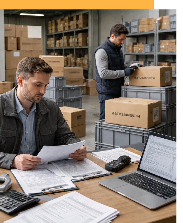 Таможенное оформление автозапчастей по выгодным тарифам от 8642