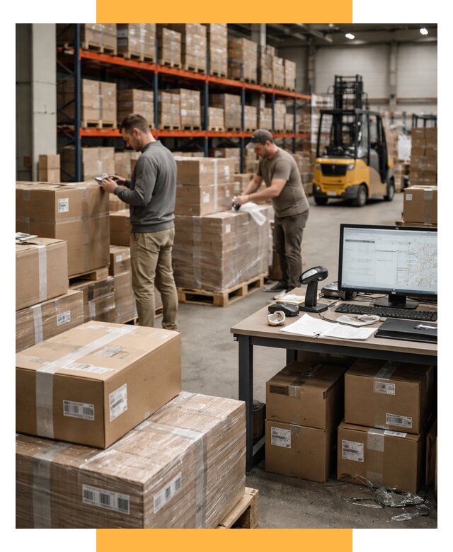 Склад консолидации в Европе от 6609 р., услуги СетСервис-Члы